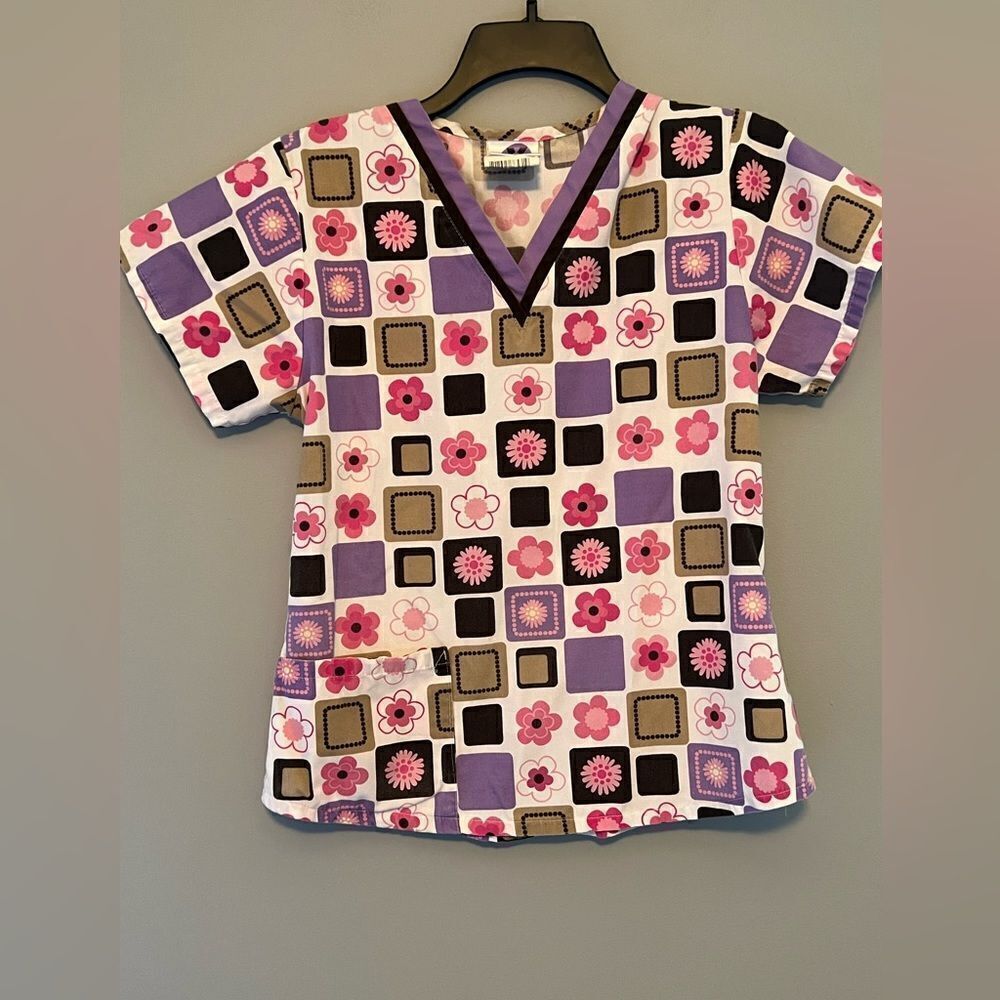 Landau Womens Scrub Top, size 0/1